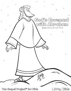 236x305 luxury god tested abraham coloring pages - Abraham Bible Drawing
