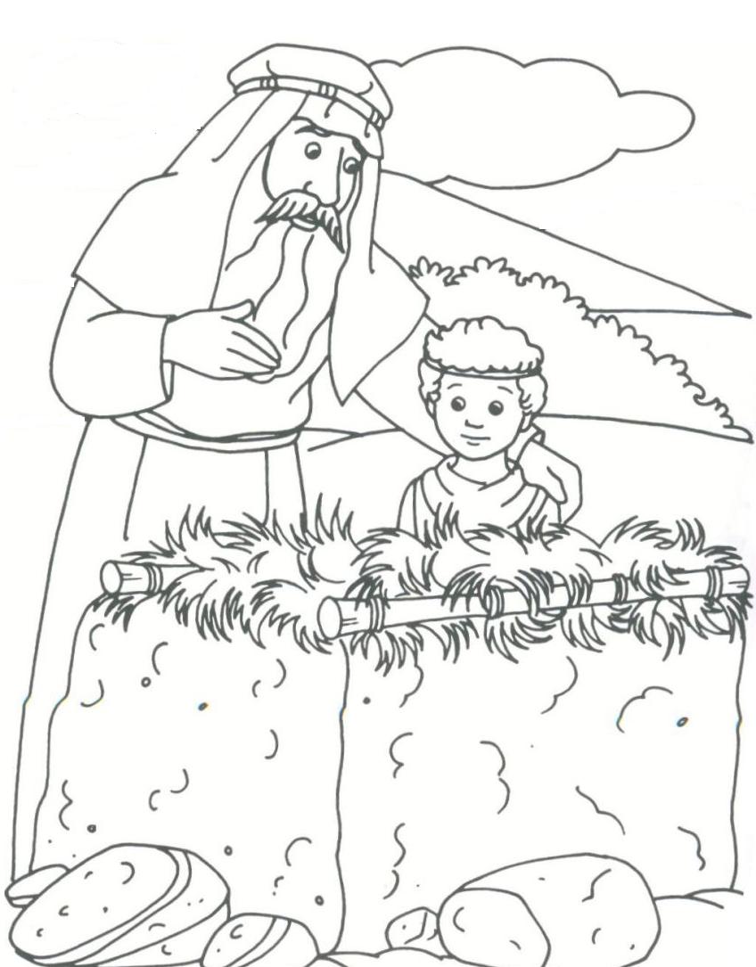 848x1085 abraham and sarah coloring sheets bible story pages for drawing - Abraham Bible Drawing