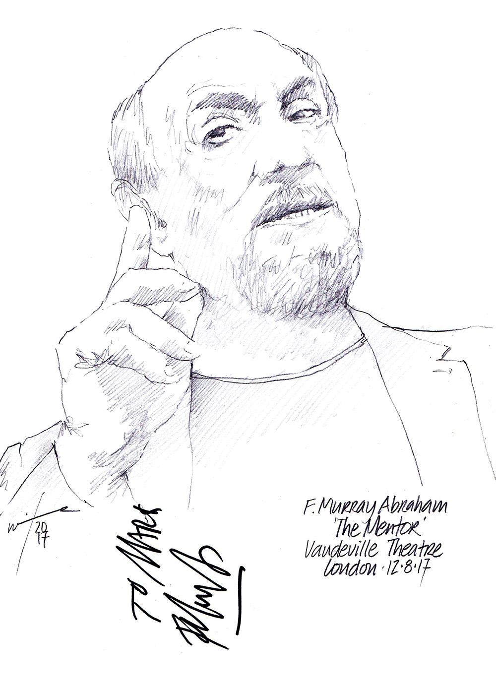 1000x1395 drawing f murray abraham in the mentor chicanepictures - Abraham Drawing