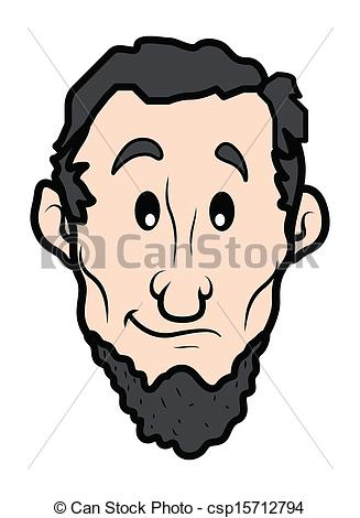 327x470 Drawing Art Of Cartoon Abraham Lincoln Character Vector Illustration - Abraham Lincoln Drawing