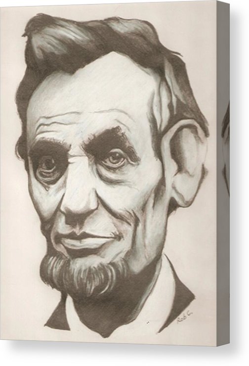 504x740 Abraham Lincoln Drawing Canvas Print Canvas Art - Abraham Lincoln Drawing