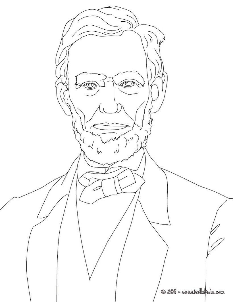 Abraham Lincoln With Hat Drawing at PaintingValley.com | Explore ...