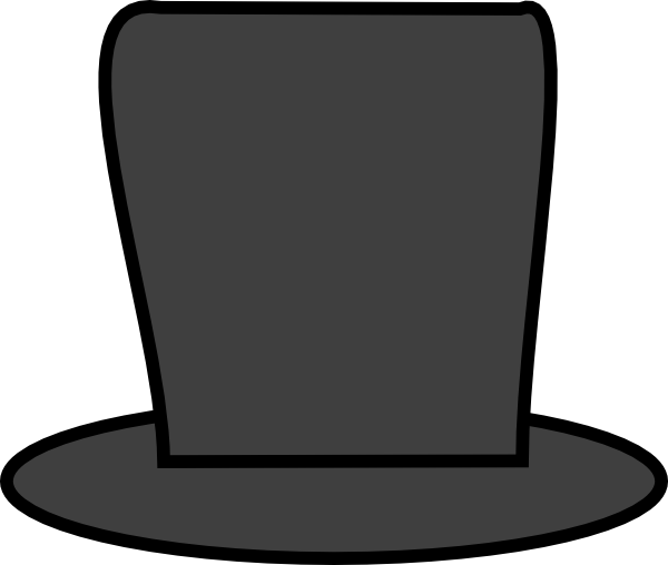 600x508 tophat drawing image black and white library huge freebie - Abraham Lincoln With Hat Drawing