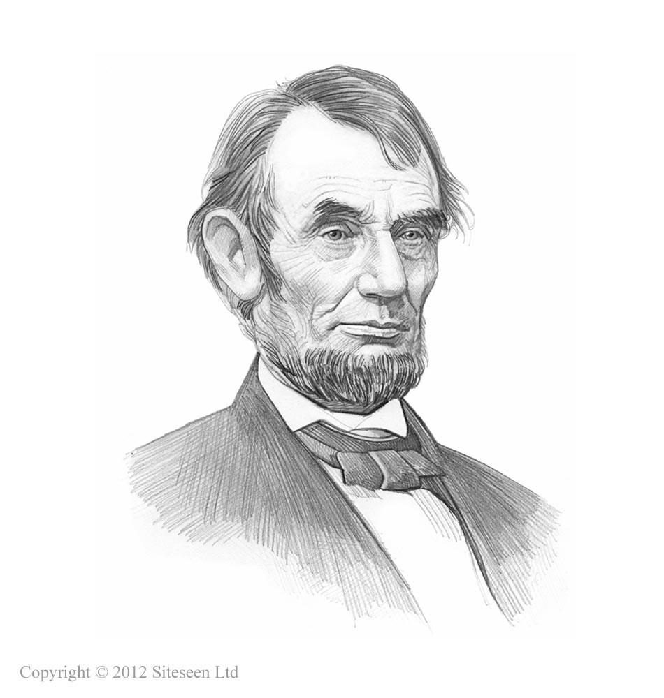 Abraham Lincoln With Hat Drawing at Explore
