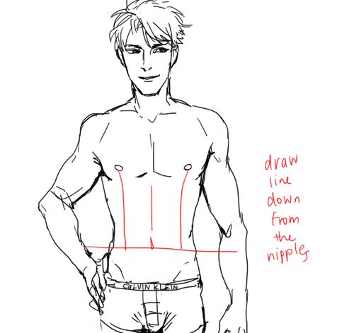 500x471 abs drawing drawing skill - Abs Drawing
