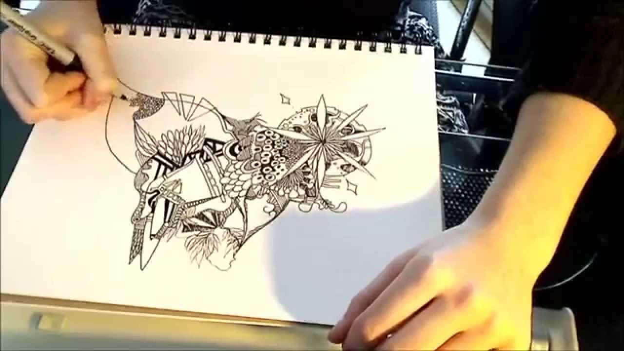 1280x720 Abstract Art Speed Drawing - Abstract Art Drawing