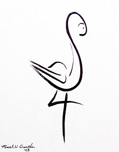 236x300 Abstract Bird Drawings - Abstract Bird Drawing