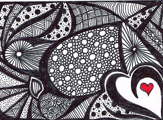 650x480 Black And White Abstract Drawings Hd Wallpaper, Background Images - Abstract Black And White Drawings
