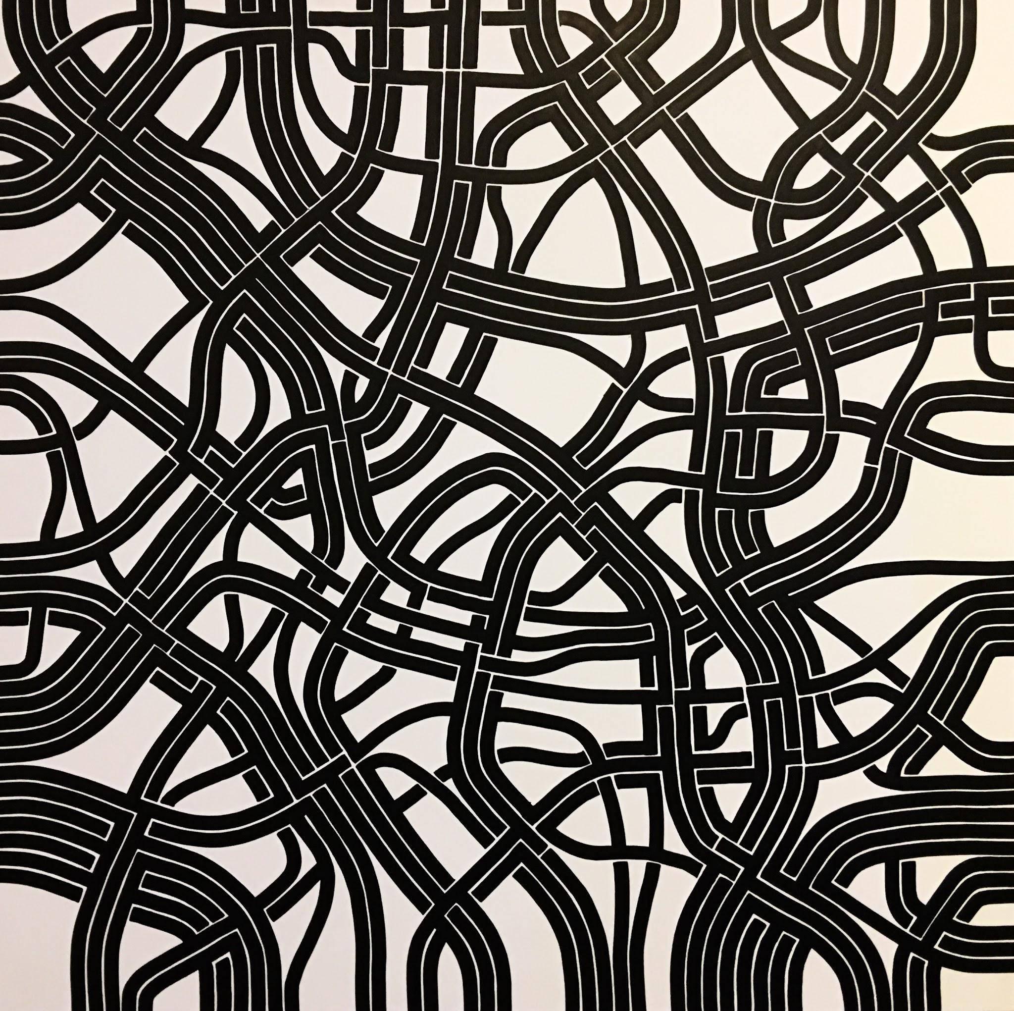 2048x2041 Halsey Chait - Abstract Black And White Drawings