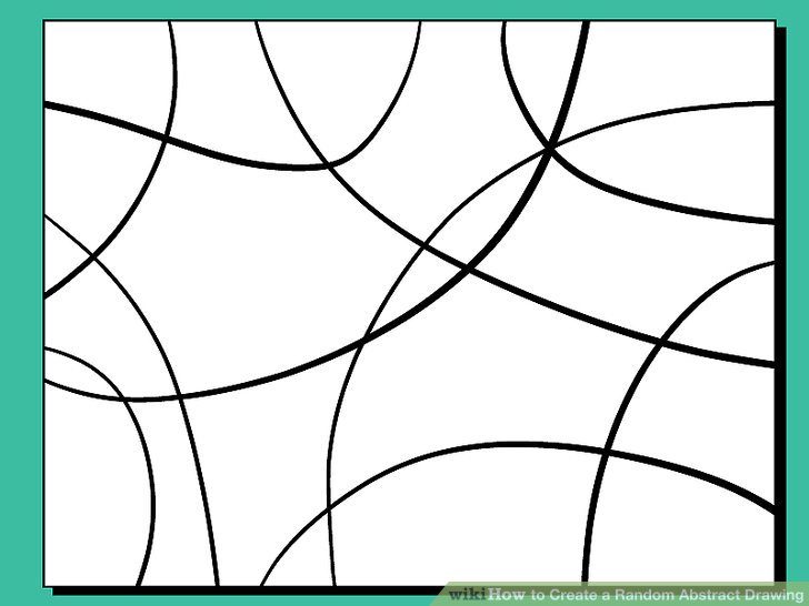728x546 How To Create A Random Abstract Drawing Steps - Abstract Design Drawing