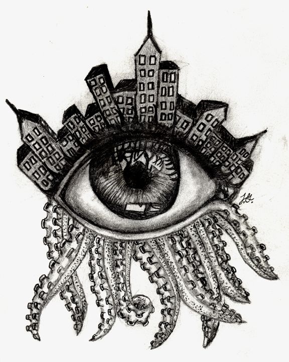 576x720 abstract eye jackson gilvar drawings illustration abstract - Abstract Drawing