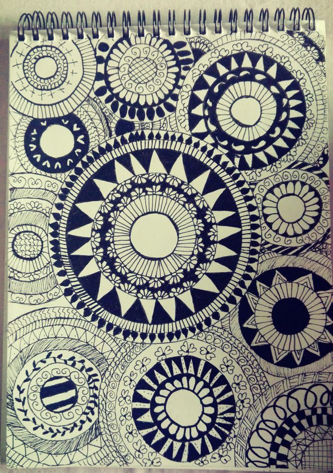 670x950 How To Create A Random Abstract Drawing Steps - Abstract Drawing Art