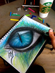 Abstract Eye Drawing at PaintingValley.com | Explore collection of ...