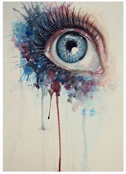 411x568 Abstract Eye Paintingdrawing! I Love This!! Art Art, Eyes - Abstract Eye Drawing