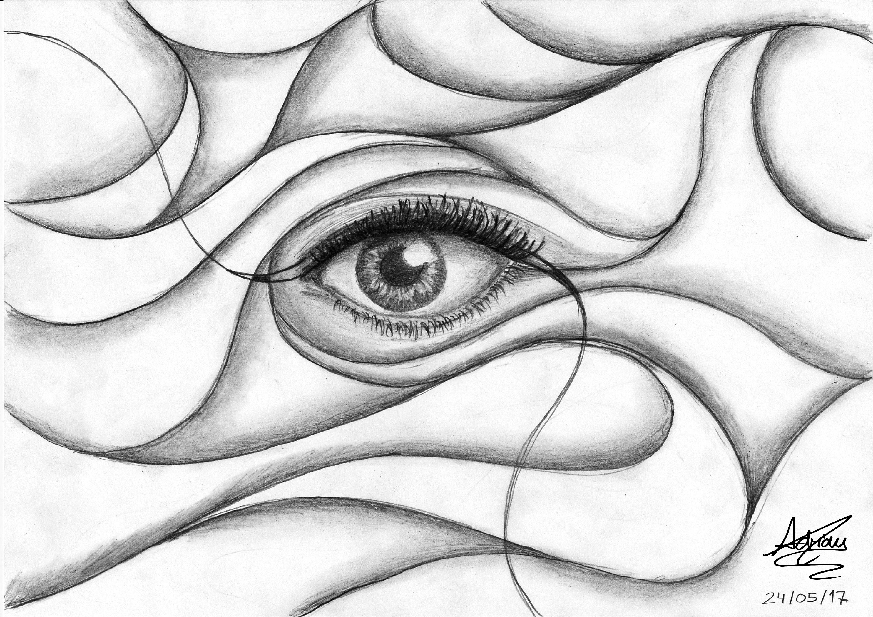 Abstract Eye Drawing at Explore collection of