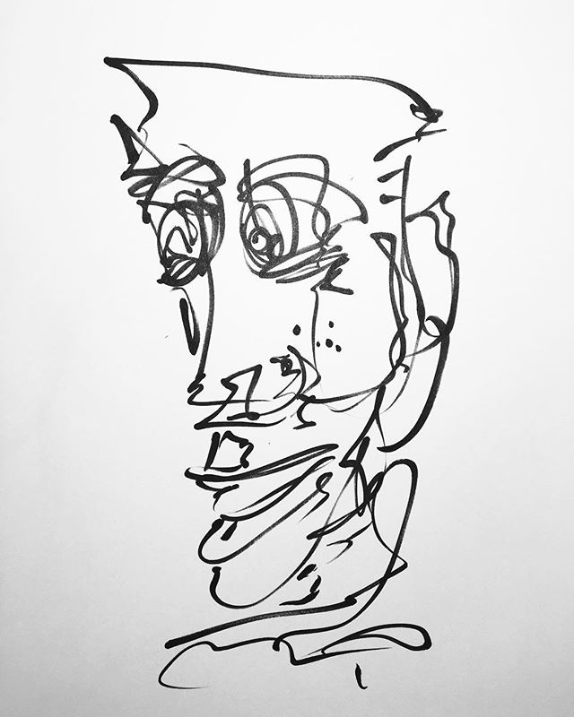 640x800 Abstract Drawing Face For Free Download - Abstract Face Drawing