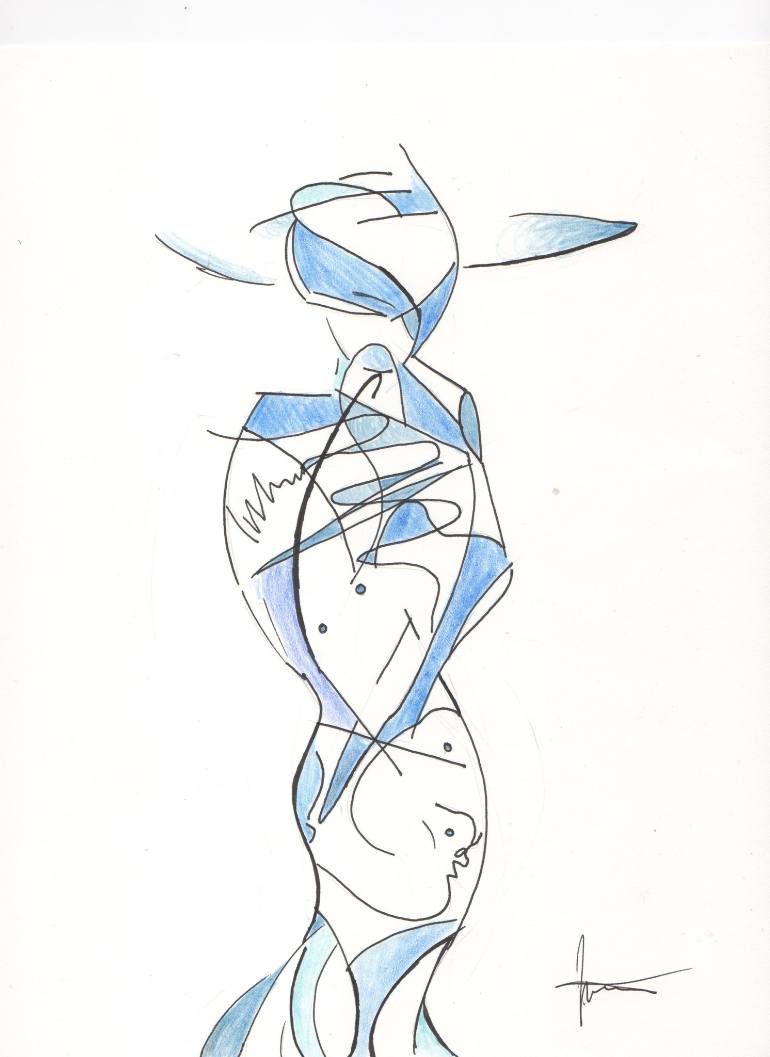 Abstract Figure Drawing at PaintingValley.com | Explore collection of ...