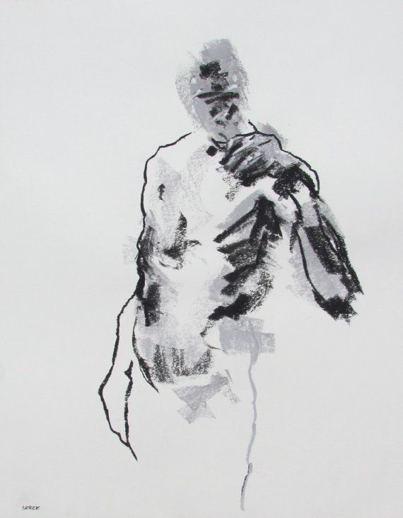 570x731 Semi Abstract Figure Drawing - Abstract Figure Drawing