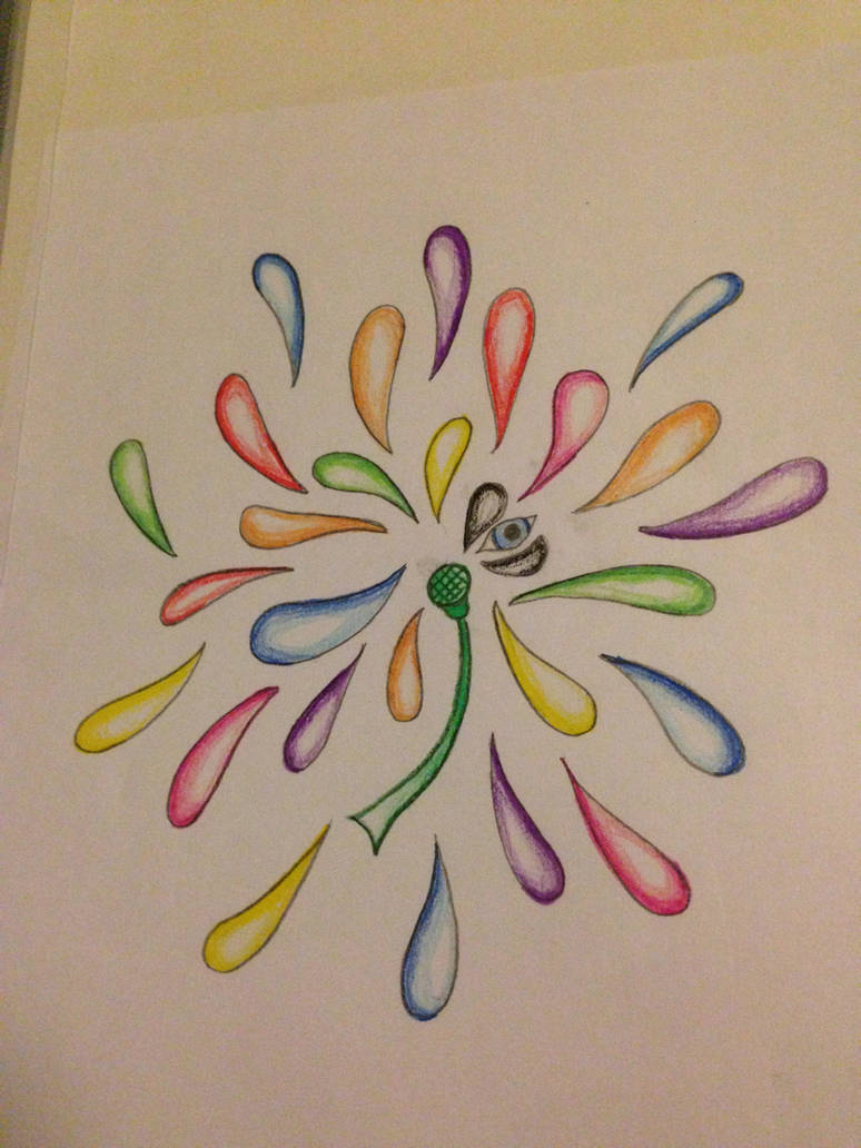 774x1032 Abstract Flower Drawing - Abstract Flower Drawing