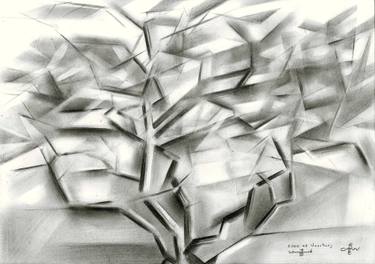 375x264 Original Abstract Tree Pencil Drawings For Sale Saatchi Art - Abstract Pencil Drawings
