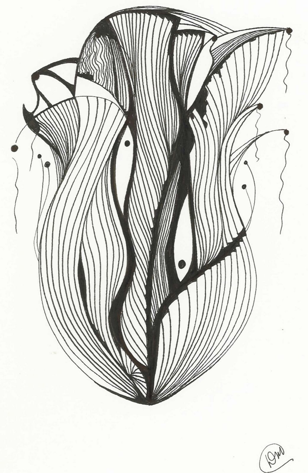 1041x1600 Pen And Ink Abstract Drawing My Style, Friends, Moments - Abstract Pencil Drawings