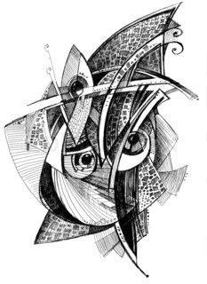 233x320 Abstract Unusual Pencil Drawing Zentangle Abstract Pencil - Abstract Pencil Drawings