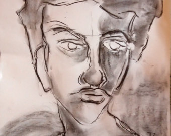 340x270 Abstract Portrait Etsy - Abstract Portrait Drawing