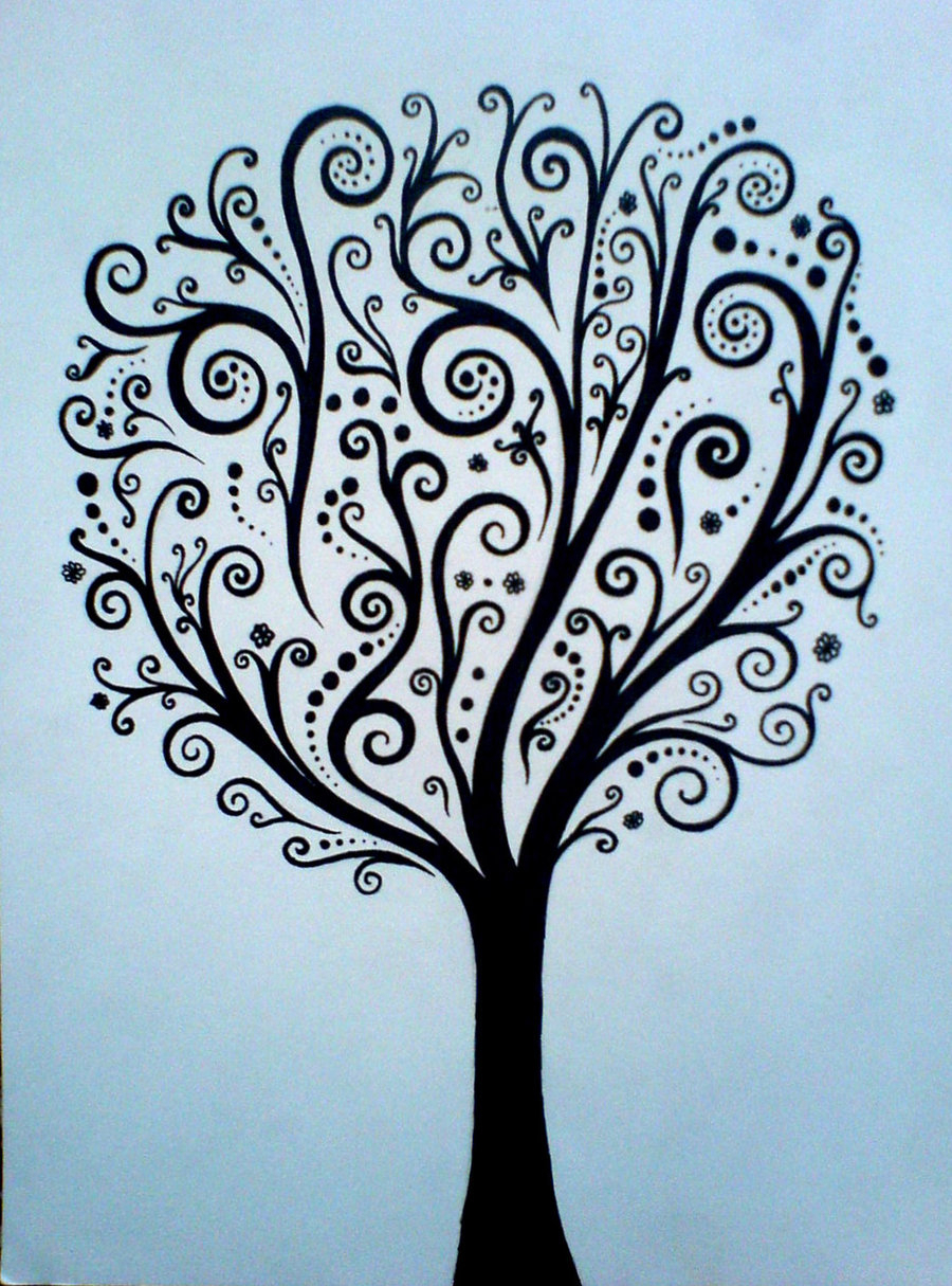 900x1215 Wonderful Abstract Drawings Of Trees Collection - Abstract Tree Drawing