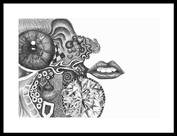 600x461 Abstract Drawing - Abstract Woman Drawing