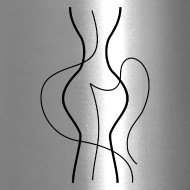 190x190 Abstract Woman Body Line Drawing Travel Mug Spreadshirt - Abstract Woman Drawing