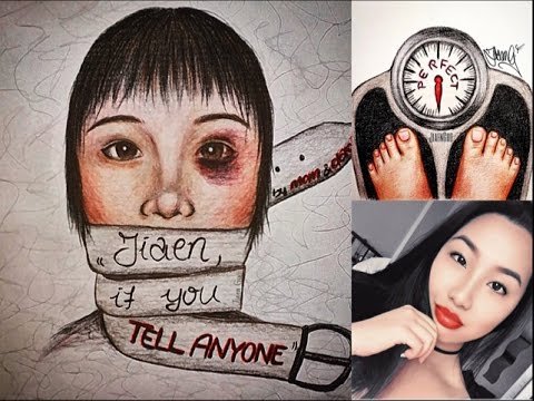 480x360 my child abuse, bulimia depression story through drawings - Abuse Drawings