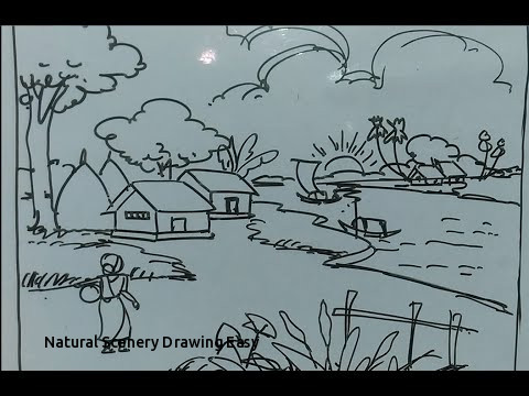 480x360 natural scenery drawing easy car accident pencil sketch drawing - Accident Drawing