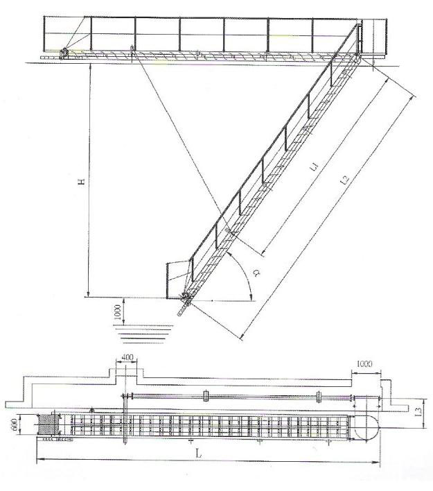 625x708 marine aluminum accommodation ladder supplier, china marine ladder - Accommodation Drawing
