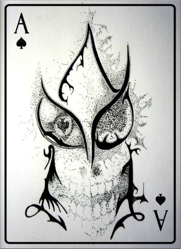 Ace Of Spades Card Drawing at Explore collection