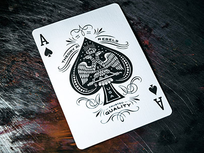 400x300 Rebel Playing Cards - Ace Of Spades Card Drawing