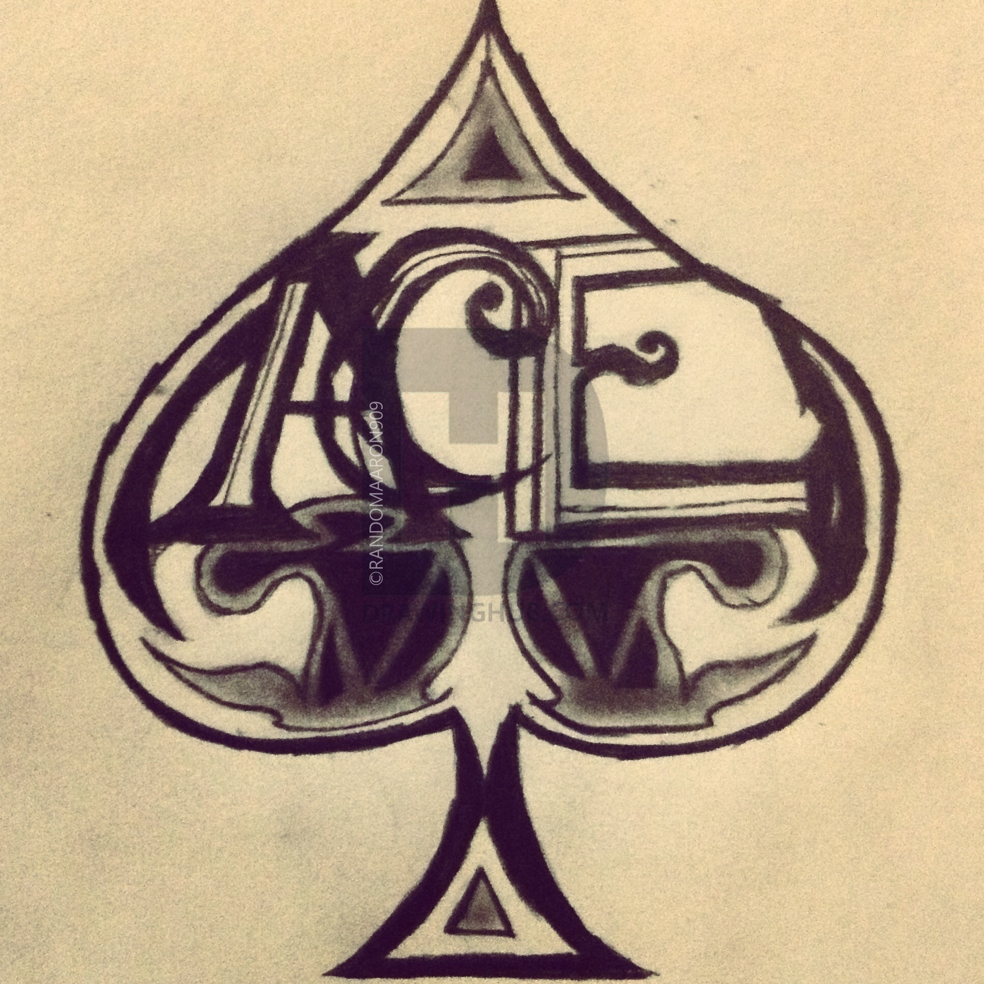 1936x1936 ace of spades drawing - Ace Of Spades Drawing