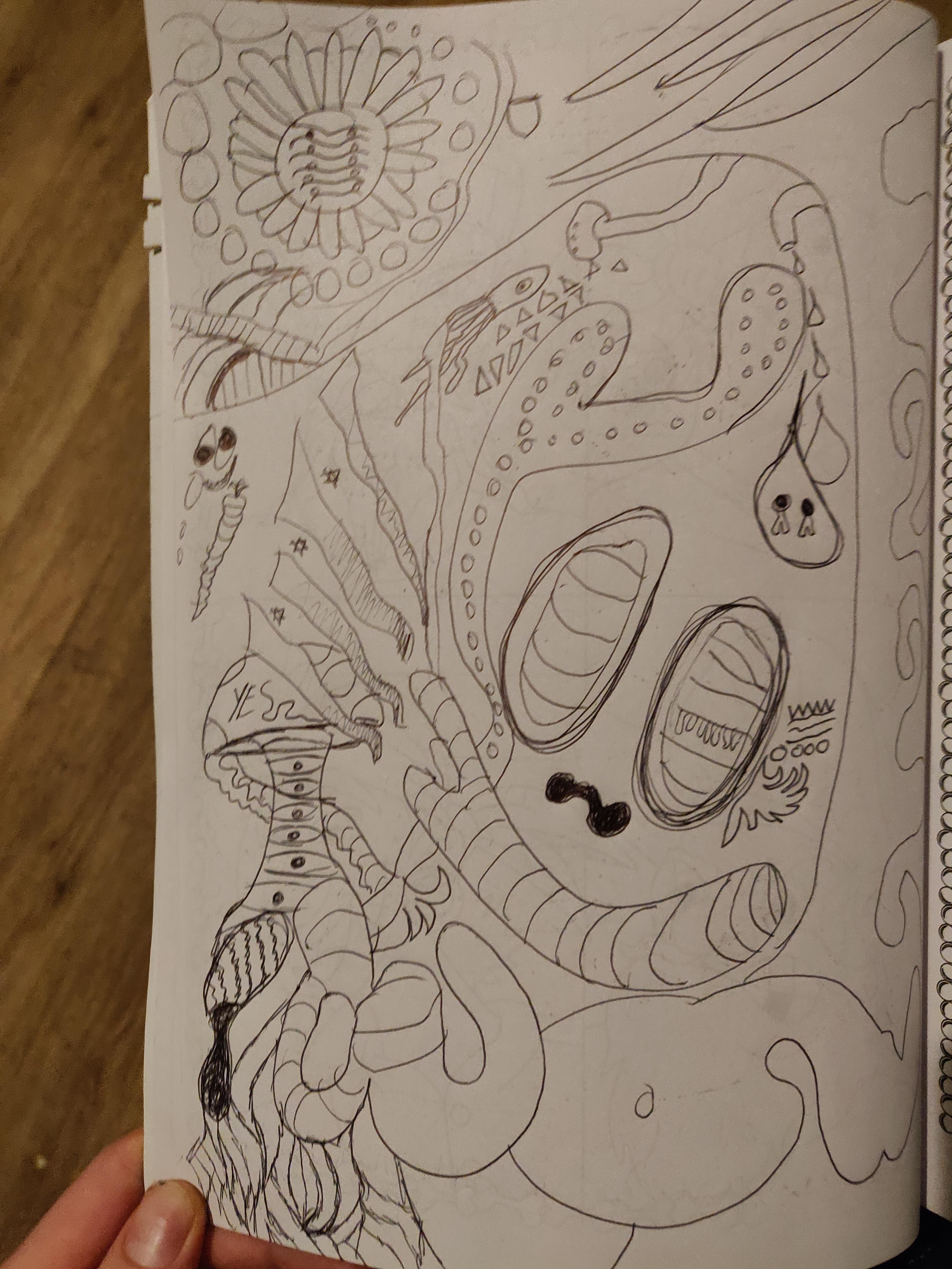 3456x4608 i keep seeing all the incredible drawings people do on acid so - Acid Drawing