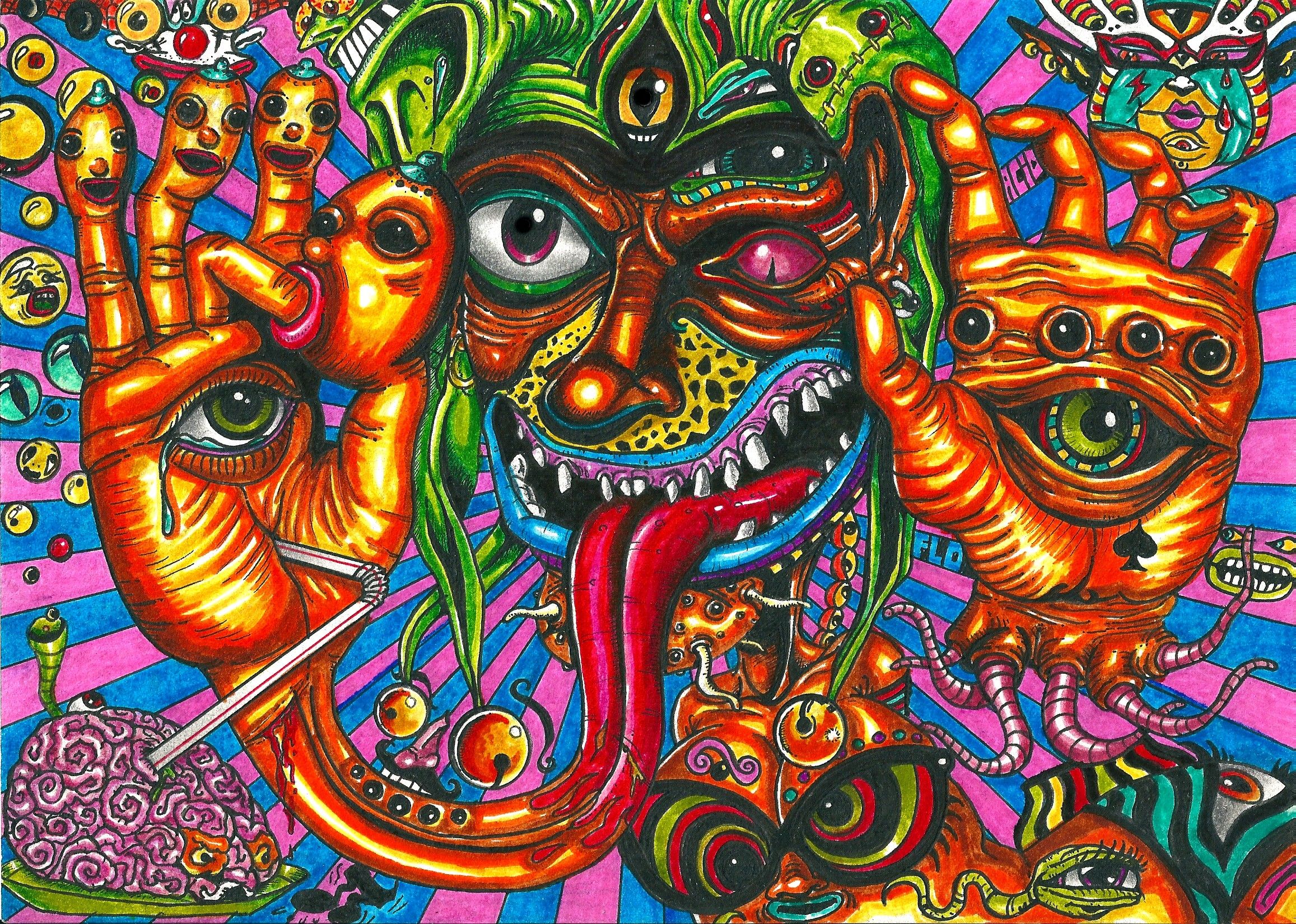 2314x1650 acid drawing psichedelic art psichedel disegni - Acid Drawing