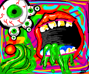 300x250 bad acid trip drawing - Acid Drawing