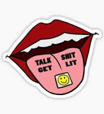 210x230 acid tongue drawing stickers redbubble - Acid Drawing