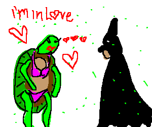 300x250 fem turtle falls for batman in acid rain drawing - Acid Rain Drawing