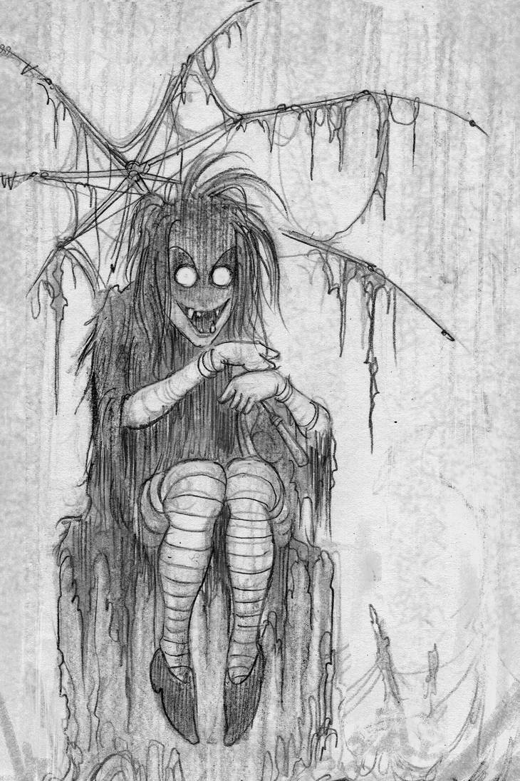 730x1095 acid rain rough - Acid Rain Drawing