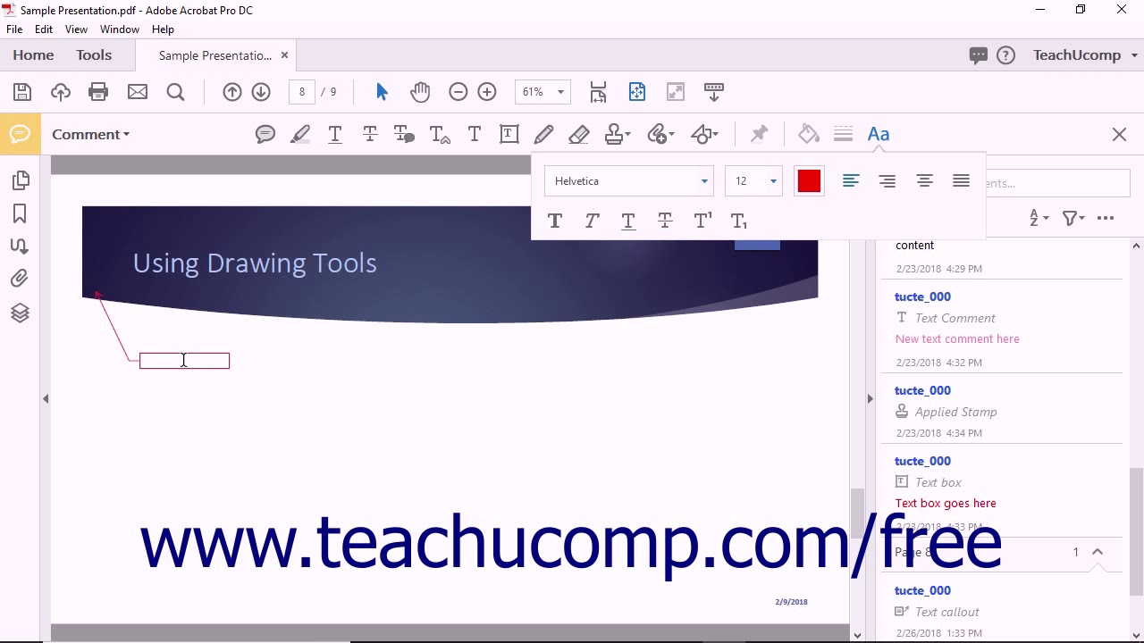 1280x720 Acrobat Pro Dc Tutorial Using Drawing Tools - Acrobat Drawing