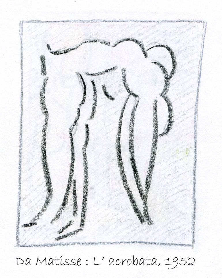 770x963 From Matisse, The Drawing - Acrobat Drawing