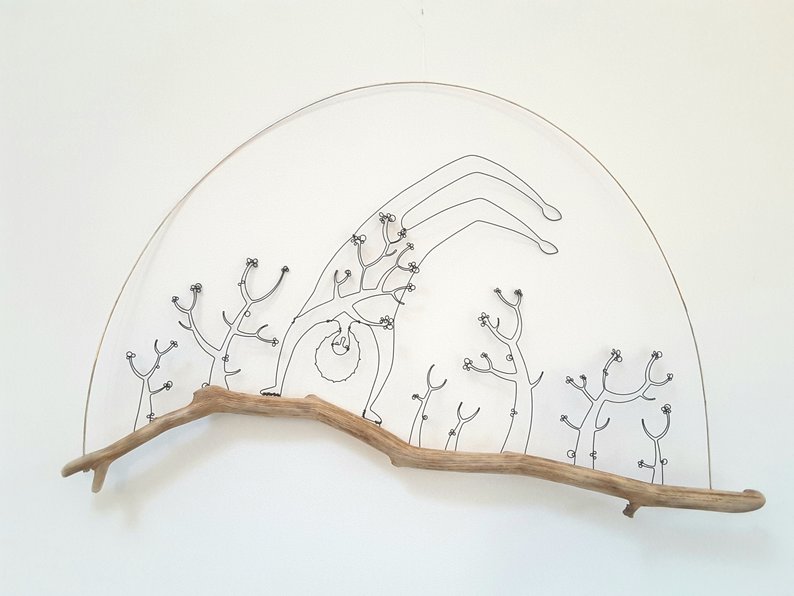 794x596 Wire Sculpture Wall Hanging Gift For Acrobat Handstand Etsy - Acrobat Drawing