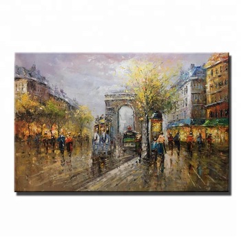 350x350 drawings in stock paris street acrylic landscape paintings - Acrylic Drawings