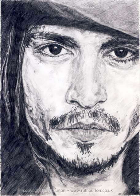 456x640 Drawings Portraits Matthias Schoenarts Johnny Depp Ruth Burton - Actor Drawing