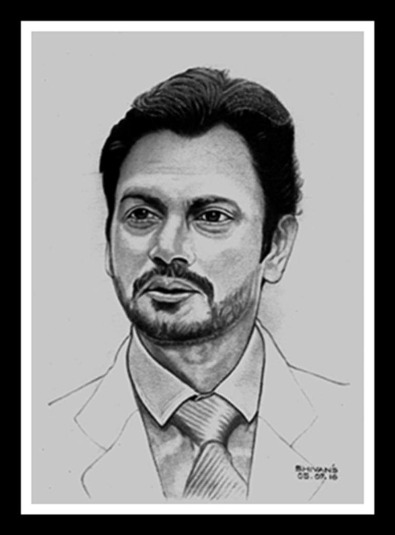 770x1042 Nawazuddin Siddiqui - Actor Drawing