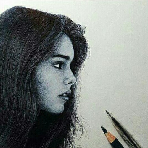 Actress Drawing at PaintingValley.com | Explore collection of Actress ...