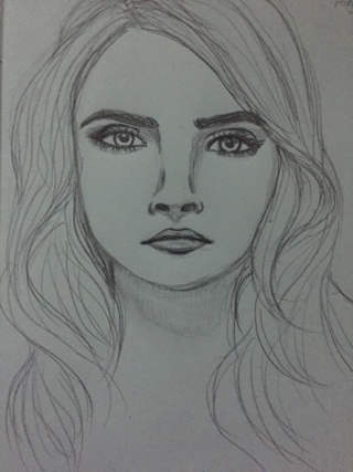 Actress Drawing at PaintingValley.com | Explore collection of Actress ...